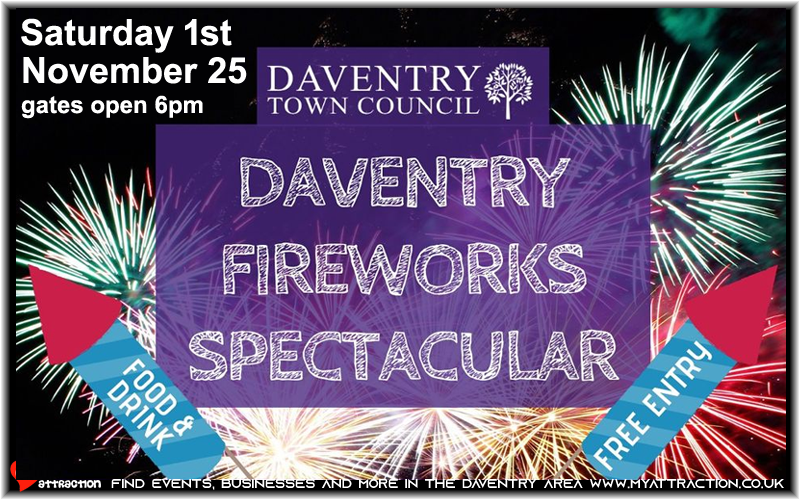 Daventry Fireworks Spectacular 2025 - events in the Daventry Area